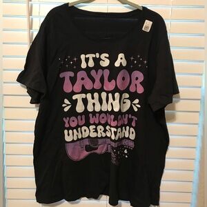 Taylor Swift theme short sleeved T shirt, 3X